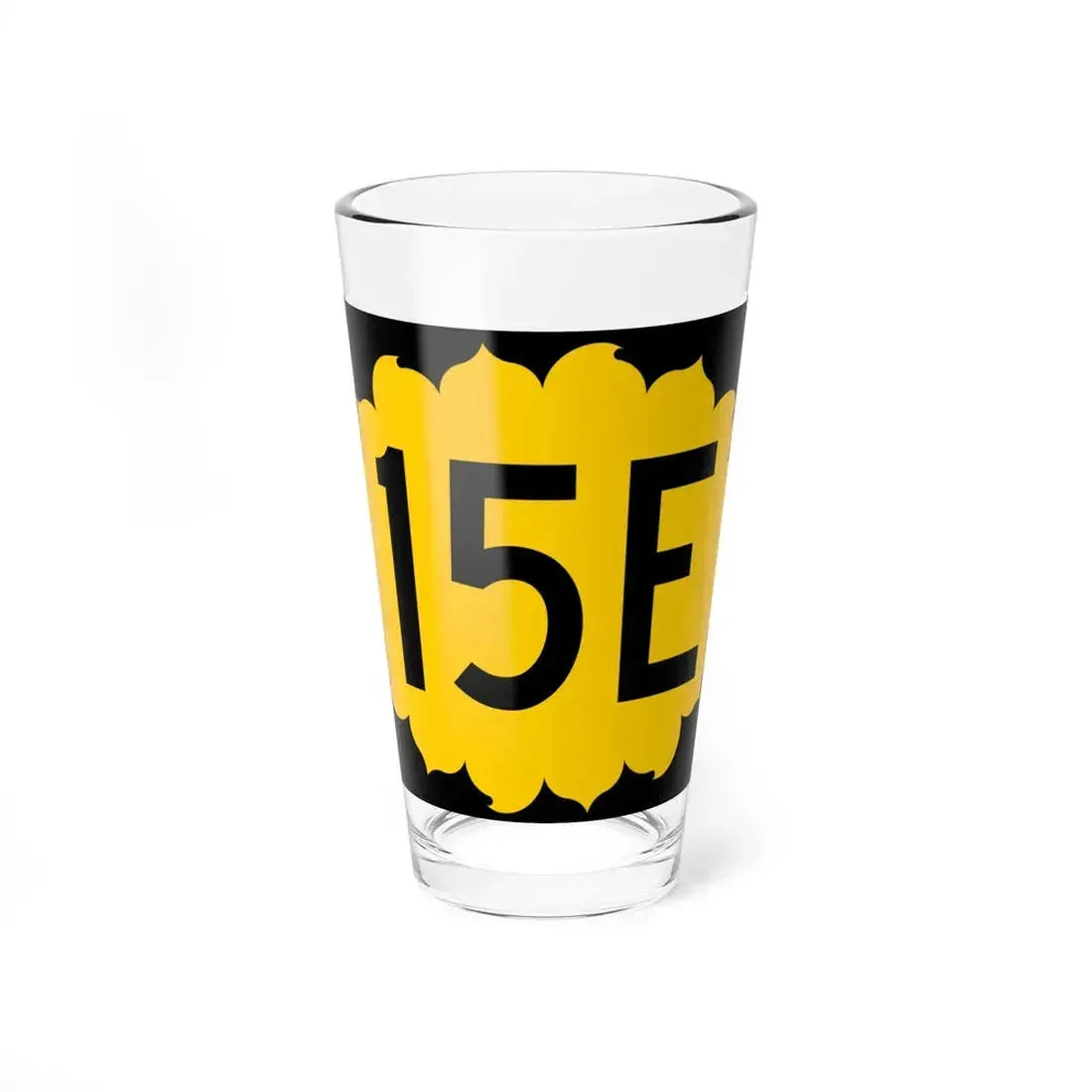 K-15E (Kansas) (Road Sign) Pint Glass 16oz 16oz - Go Mug Yourself