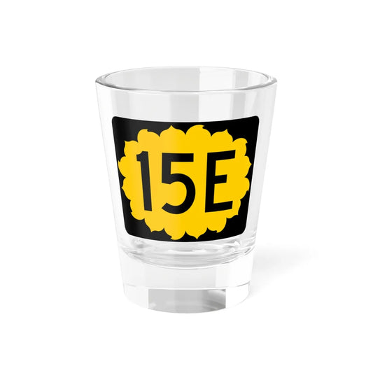 K-15E (Kansas) (Road Sign) Shot Glass 1.5oz 1.5oz - Go Mug Yourself