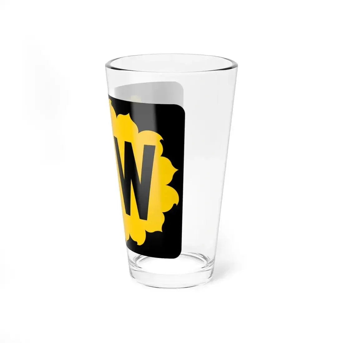 K-15W (Kansas) (Road Sign) Pint Glass 16oz - Go Mug Yourself
