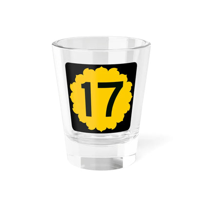 K-17 (Kansas) (Road Sign) Shot Glass 1.5oz 1.5oz - Go Mug Yourself