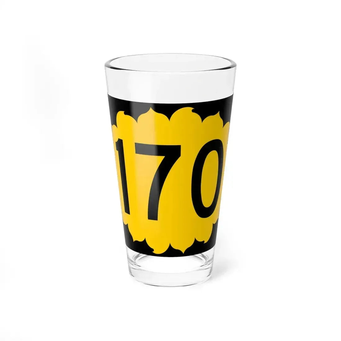 K-170 (Kansas) (Road Sign) Pint Glass 16oz 16oz - Go Mug Yourself