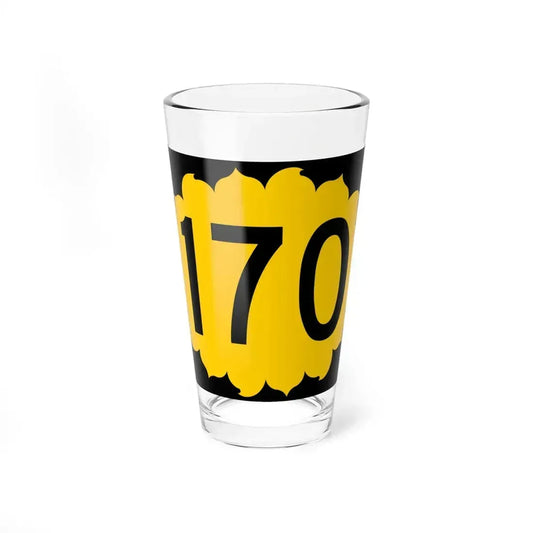 K-170 (Kansas) (Road Sign) Pint Glass 16oz 16oz - Go Mug Yourself