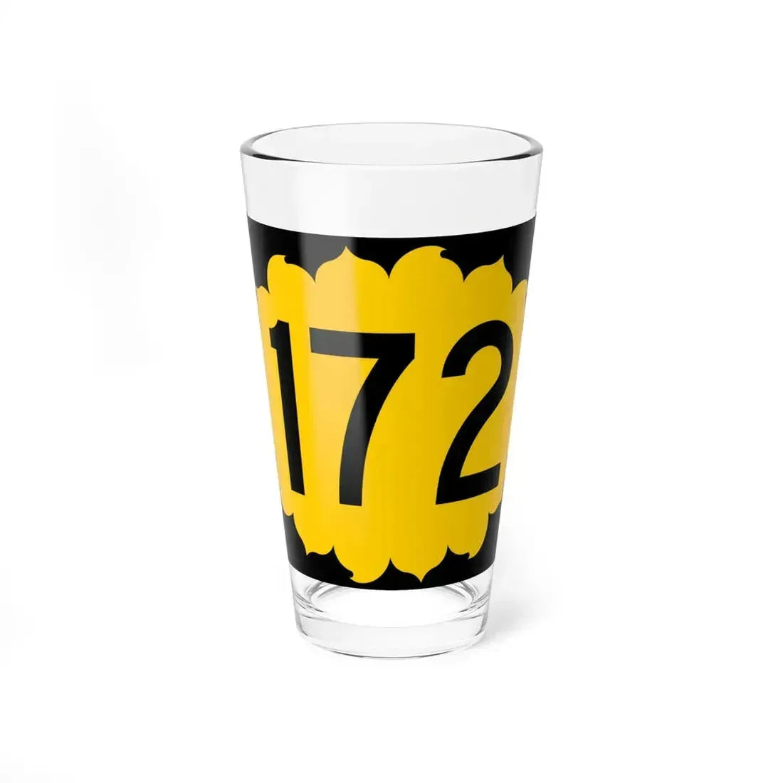 K-172 (Kansas) (Road Sign) Pint Glass 16oz 16oz - Go Mug Yourself