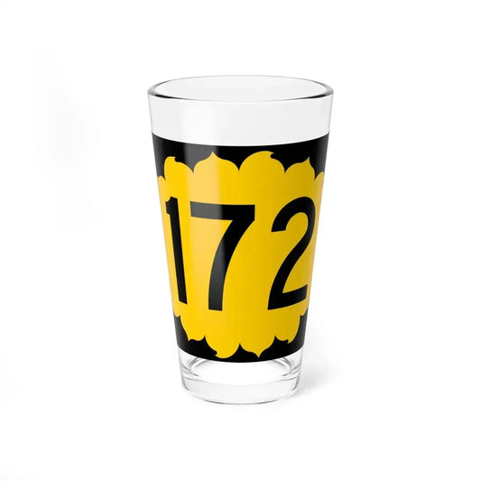 K-172 (Kansas) (Road Sign) Pint Glass 16oz 16oz - Go Mug Yourself