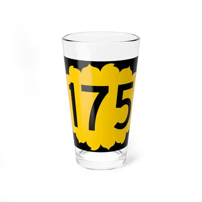 K-175 (Kansas) (Road Sign) Pint Glass 16oz 16oz - Go Mug Yourself