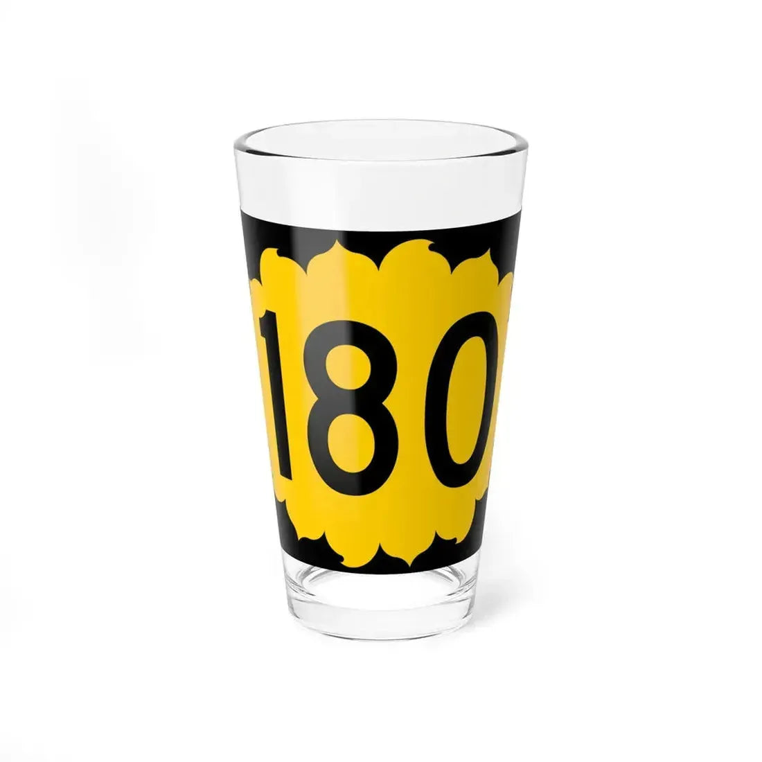 K-180 (Kansas) (Road Sign) Pint Glass 16oz 16oz - Go Mug Yourself