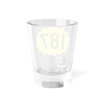 K-187 (Kansas) (Road Sign) Shot Glass 1.5oz - Go Mug Yourself