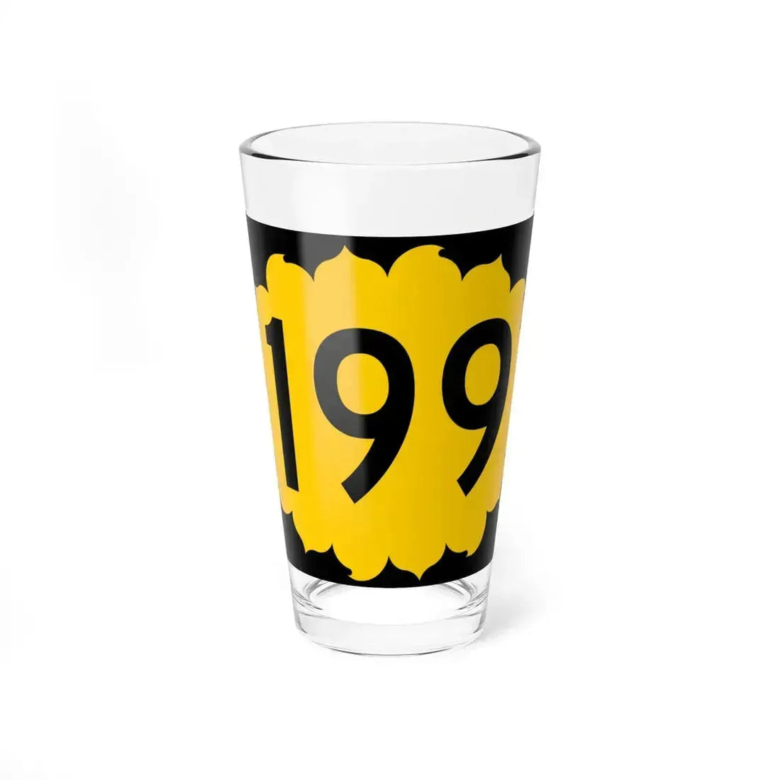 K-199 (Kansas) (Road Sign) Pint Glass 16oz 16oz - Go Mug Yourself