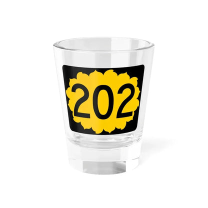 K-202 (Kansas) (Road Sign) Shot Glass 1.5oz 1.5oz - Go Mug Yourself