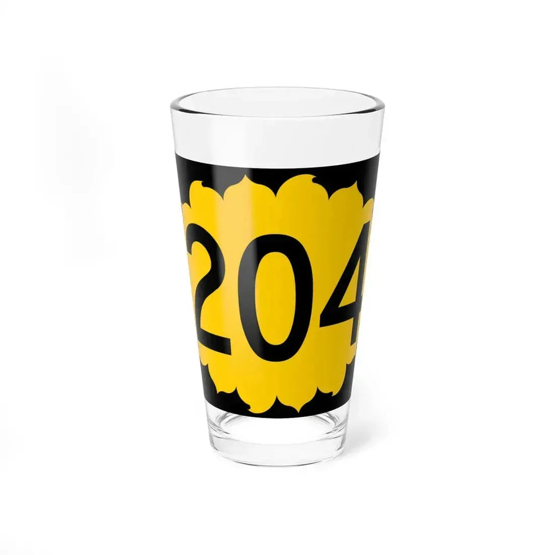 K-204 (Kansas) (Road Sign) Pint Glass 16oz 16oz - Go Mug Yourself