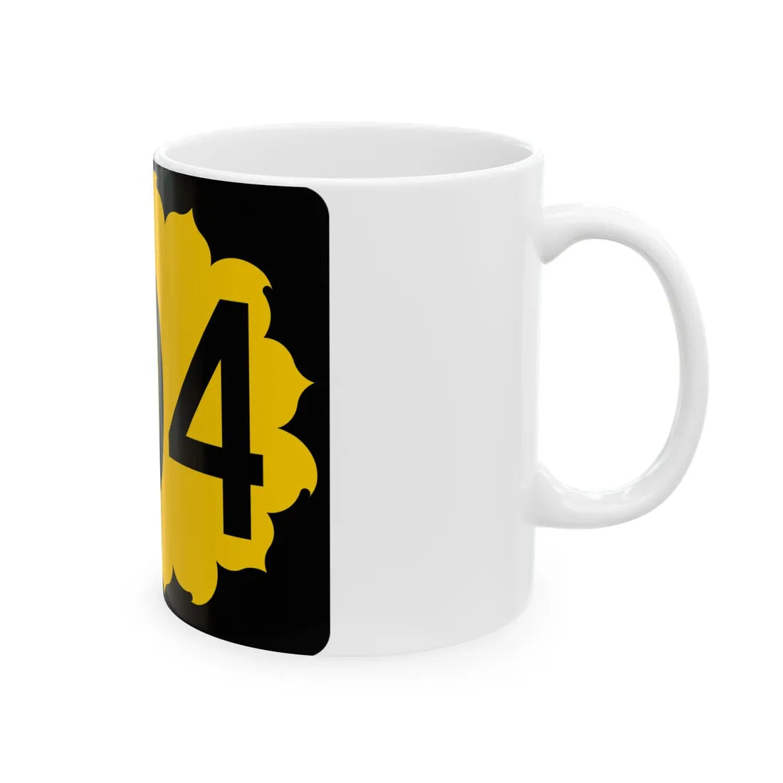 K-204 (Kansas) (Road Sign) White Coffee Mug - Go Mug Yourself