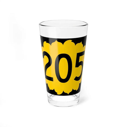 K-205 (Kansas) (Road Sign) Pint Glass 16oz 16oz - Go Mug Yourself