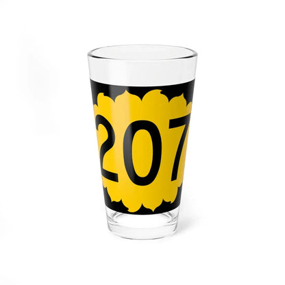 K-207 (Kansas) (Road Sign) Pint Glass 16oz 16oz - Go Mug Yourself