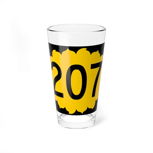 K-207 (Kansas) (Road Sign) Pint Glass 16oz 16oz - Go Mug Yourself