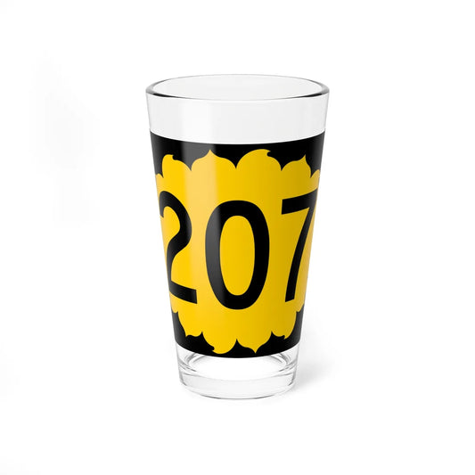 K-207 (Kansas) (Road Sign) Pint Glss 16oz 16oz - Go Mug Yourself