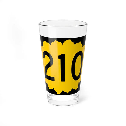 K-210 (Kansas) (Road Sign) Pint Glss 16oz 16oz - Go Mug Yourself