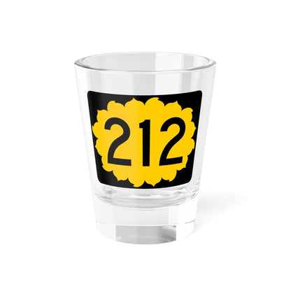 K-212 (Kansas) (Road Sign) Shot Glass 1.5oz 1.5oz - Go Mug Yourself