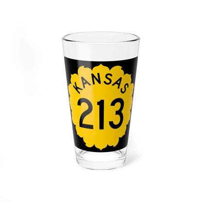 K-213 1962 (Kansas) (Road Sign) Pint Glss 16oz 16oz - Go Mug Yourself