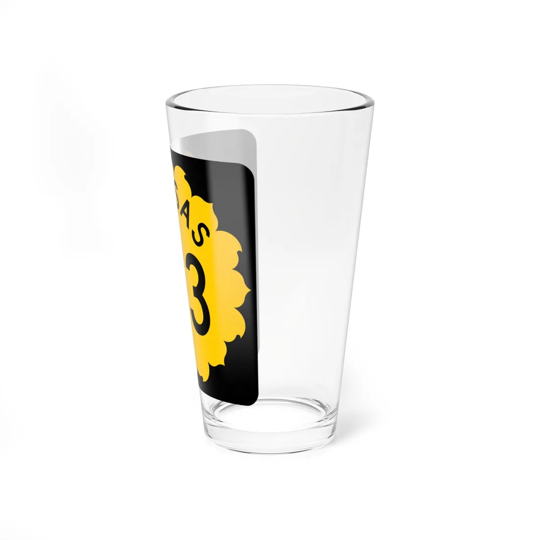 K-213 1962 (Kansas) (Road Sign) Pint Glss 16oz - Go Mug Yourself