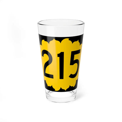 K-215 (Kansas) (Road Sign) Pint Glss 16oz 16oz - Go Mug Yourself