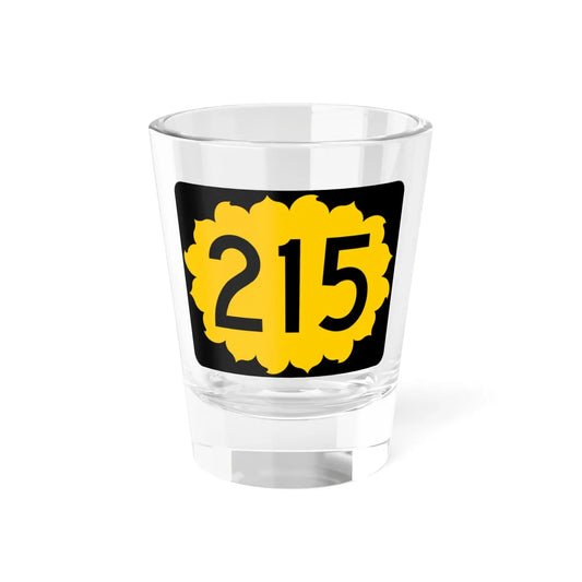 K-215 (Kansas) (Road Sign) Shot Glass 1.5oz 1.5oz - Go Mug Yourself