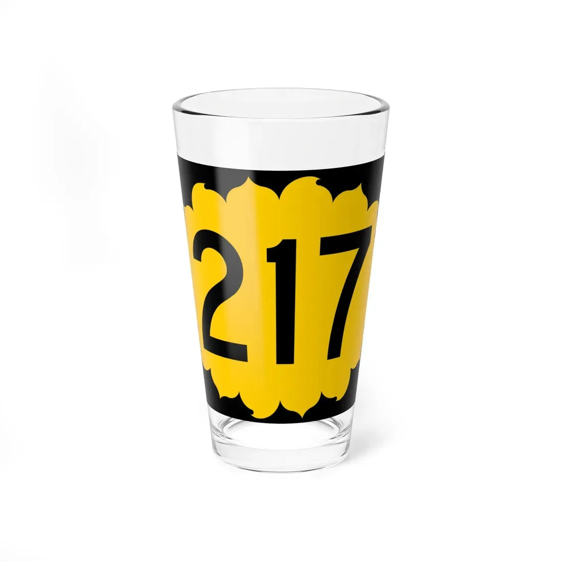 K-217 (Kansas) (Road Sign) Pint Glass 16oz 16oz - Go Mug Yourself