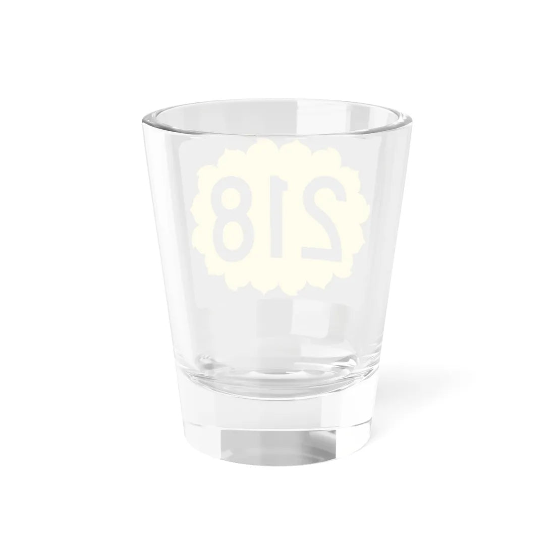 K-218 (Kansas) (Road Sign) Shot Glass 1.5oz - Go Mug Yourself