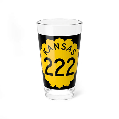 K-222 1962 (Kansas) (Road Sign) Pint Glss 16oz 16oz - Go Mug Yourself