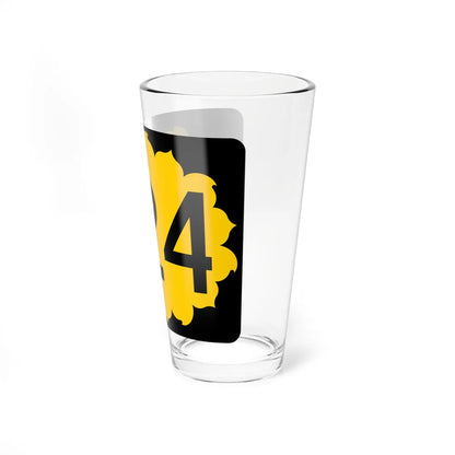K-224 (Kansas) (Road Sign) Pint Glss 16oz - Go Mug Yourself