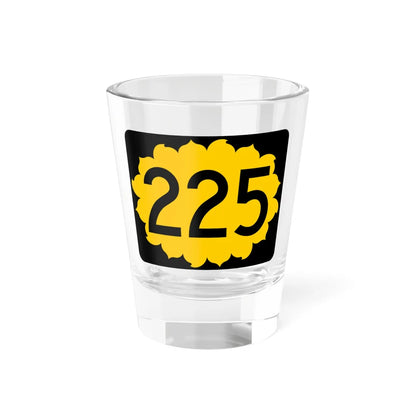 K-225 (Kansas) (Road Sign) Shot Glass 1.5oz 1.5oz - Go Mug Yourself