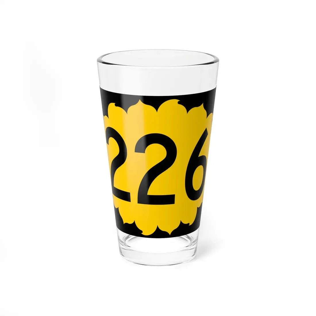 K-226 (Kansas) (Road Sign) Pint Glass 16oz 16oz - Go Mug Yourself