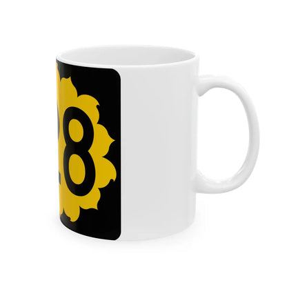 K-228 (Kansas) (Road Sign) White Coffee Mug - Go Mug Yourself