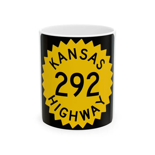 K-292 1948 (Kansas) (Road Sign) White Coffee Mug 11oz - Go Mug Yourself