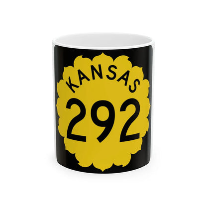 K-292 1962 (Kansas) (Road Sign) White Coffee Mug 11oz - Go Mug Yourself