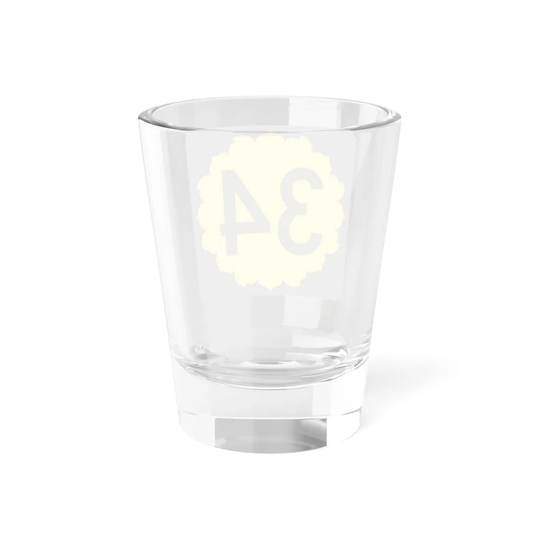 K-34 (Kansas) (Road Sign) Shot Glass 1.5oz - Go Mug Yourself