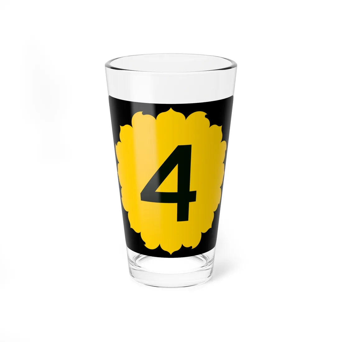 K-4 (Kansas) (Road Sign) Pint Glss 16oz 16oz - Go Mug Yourself