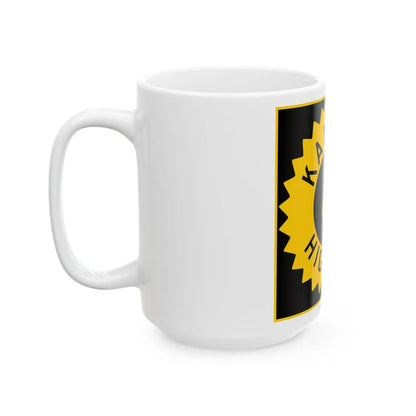 K-41 1926 (Kansas) (Road Sign) White Coffee Mug - Go Mug Yourself