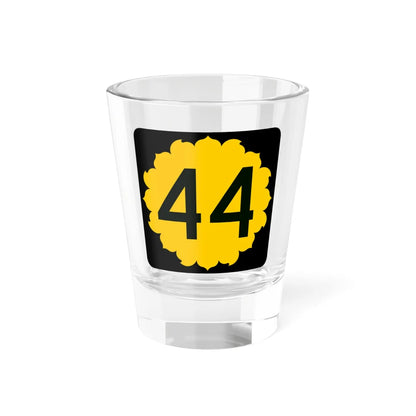 K-44 (Kansas) (Road Sign) Shot Glass 1.5oz 1.5oz - Go Mug Yourself