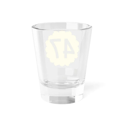 K-47 (Kansas) (Road Sign) Shot Glass 1.5oz - Go Mug Yourself