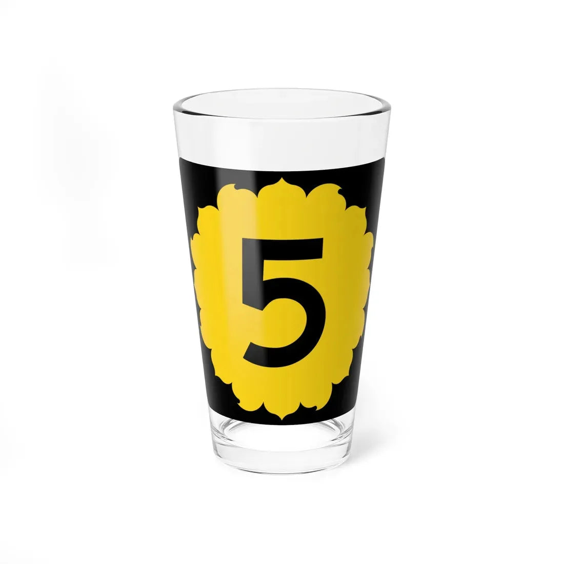 K-5 (Kansas) (Road Sign) Pint Glass 16oz 16oz - Go Mug Yourself