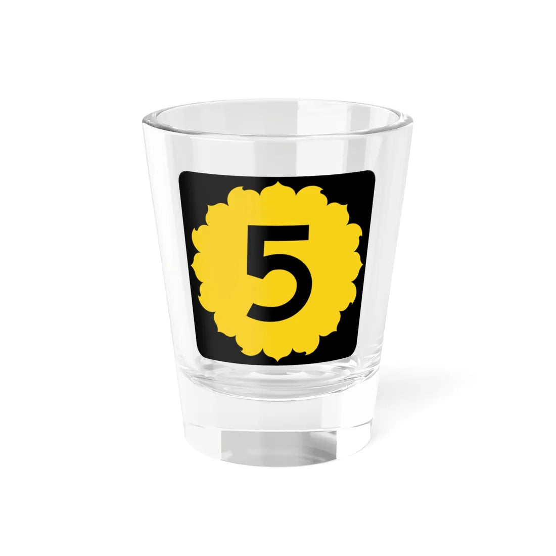 K-5 (Kansas) (Road Sign) Shot Glass 1.5oz 1.5oz - Go Mug Yourself