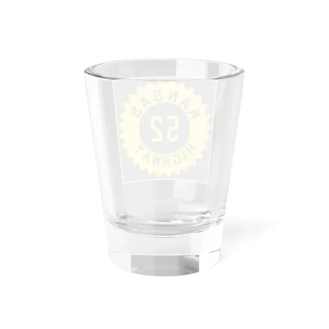 K-52 1926 (Kansas) (Road Sign) Shot Glass 1.5oz - Go Mug Yourself