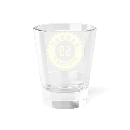 K-59 1926 (Kansas) (Road Sign) Shot Glass 1.5oz - Go Mug Yourself