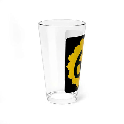 K-64 (Kansas) (Road Sign) Pint Glss 16oz - Go Mug Yourself