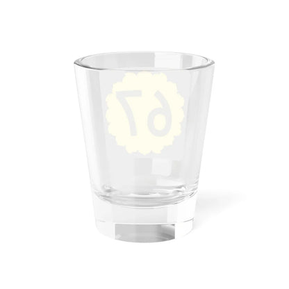 K-67 (Kansas) (Road Sign) Shot Glass 1.5oz - Go Mug Yourself