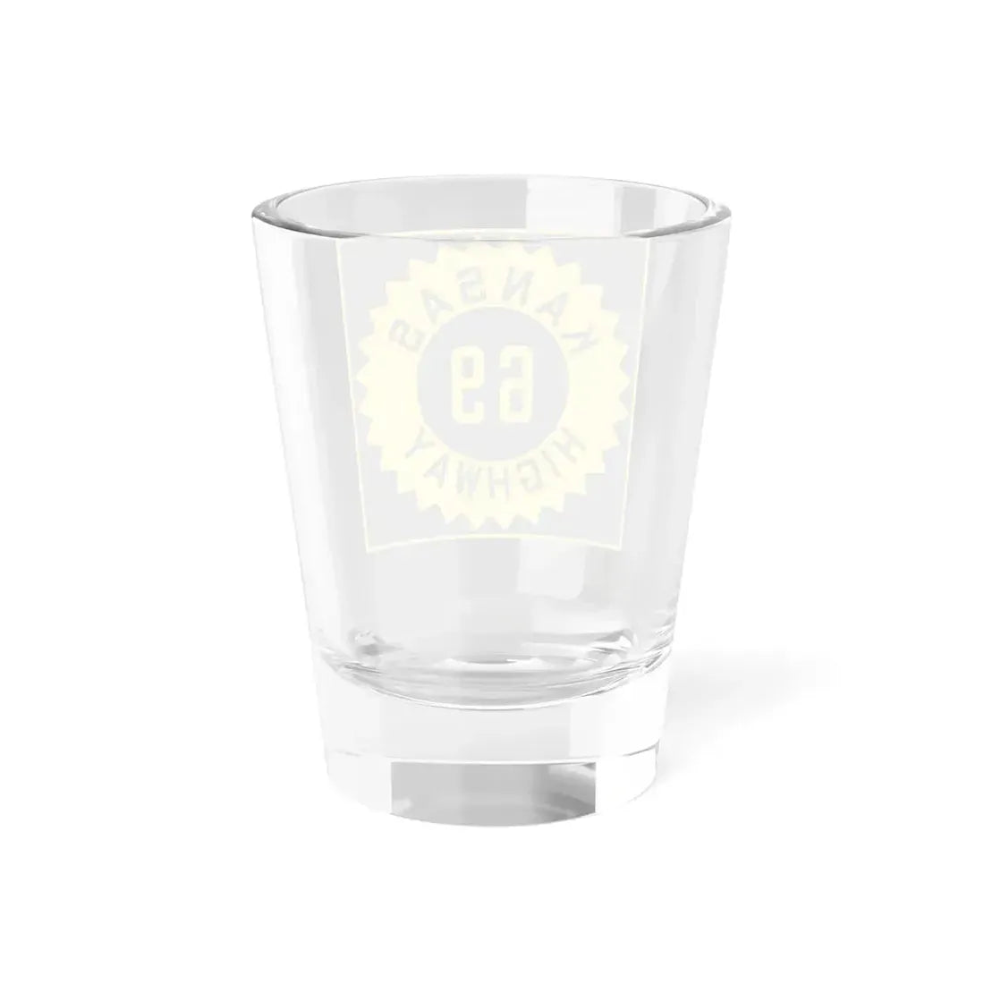 K-69 1926 (Kansas) (Road Sign) Shot Glass 1.5oz - Go Mug Yourself