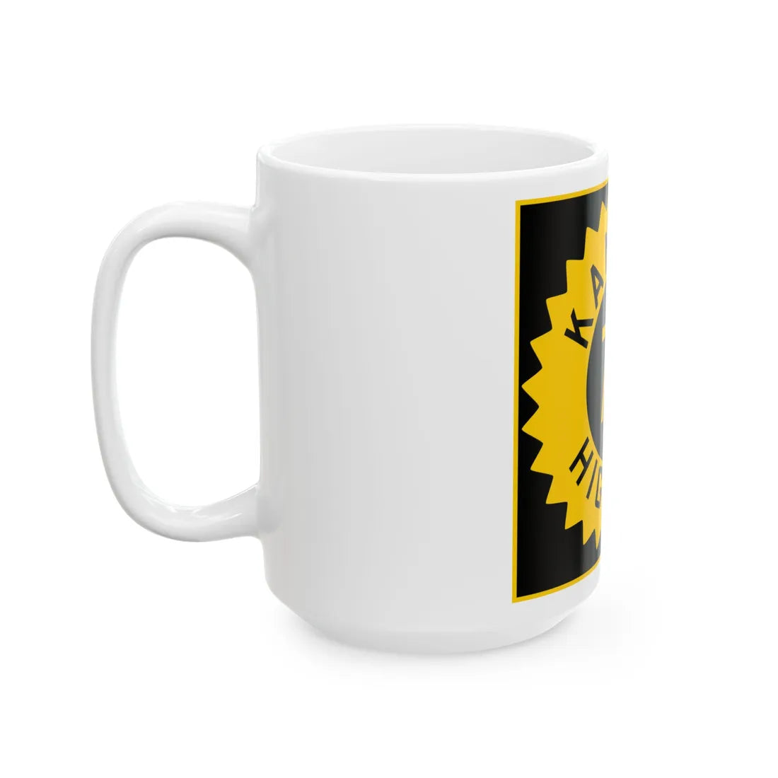 K-70 1926 (Kansas) (Road Sign) White Coffee Mug - Go Mug Yourself