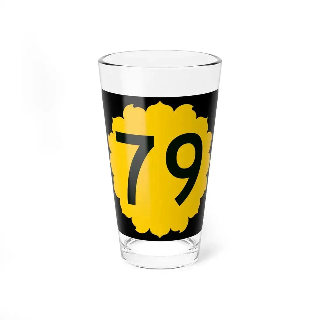 K-79 (Kansas) (Road Sign) Pint Glass 16oz 16oz - Go Mug Yourself