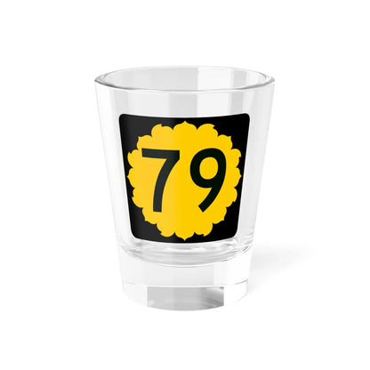 K-79 (Kansas) (Road Sign) Shot Glass 1.5oz 1.5oz - Go Mug Yourself