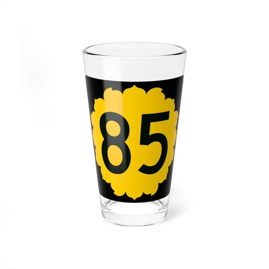 K-85 (Kansas) (Road Sign) Pint Glss 16oz 16oz - Go Mug Yourself